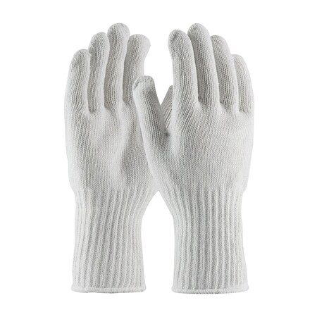 Pip Extra Heavy Weight Seamless Knit Cotton/Polyester Glove - White with Extended Cuff, 12PK 35-CB604/L